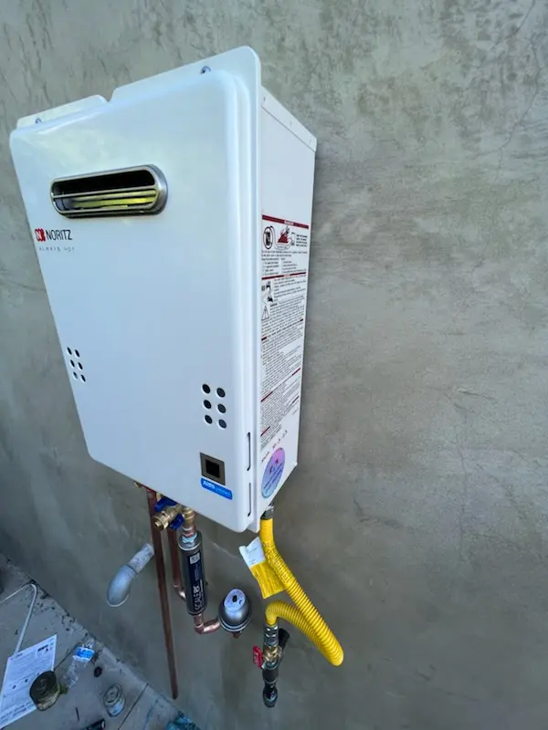 Tankless water heater installation for North Dansville homes